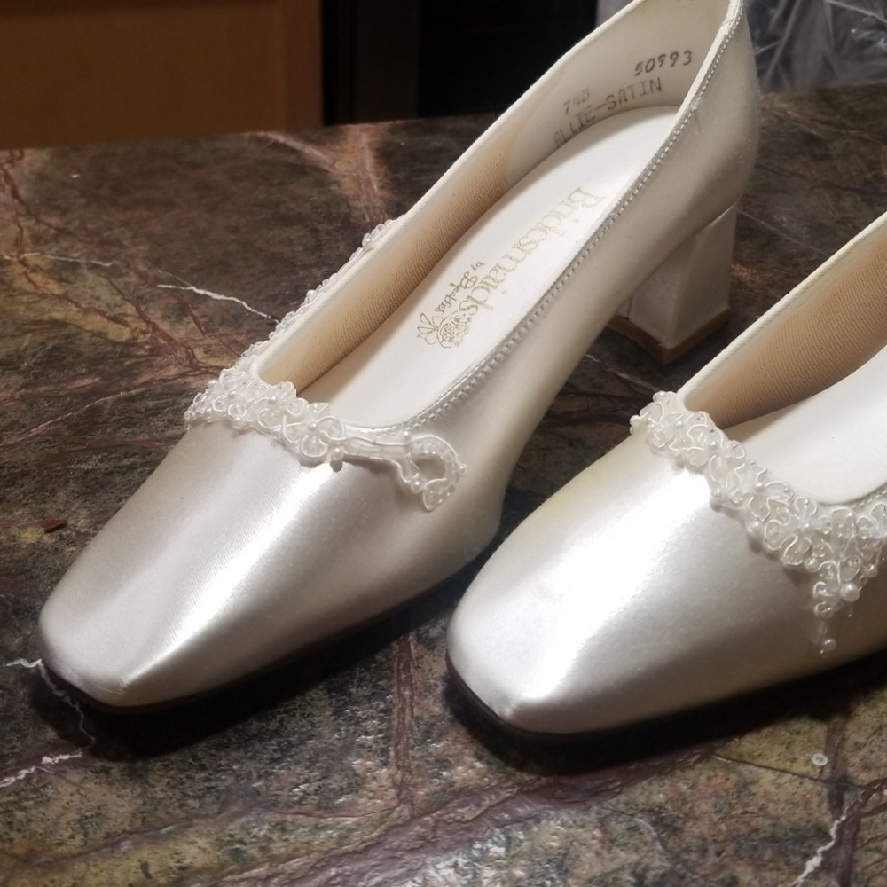 Vintage bridal heels